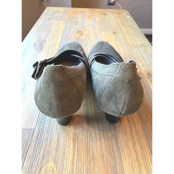 Umberto Raffini Nicolette Green Suede Leather Mary Jane Heels Size US 8 EUR 38 - Picture 4 of 8